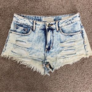 Pacsun Distressed High Rise Shorts